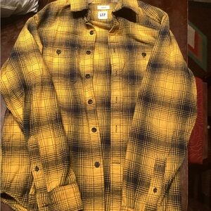 GAP Checkered Shirt in Yellow and Black